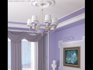 lampa liona Modelo 3D