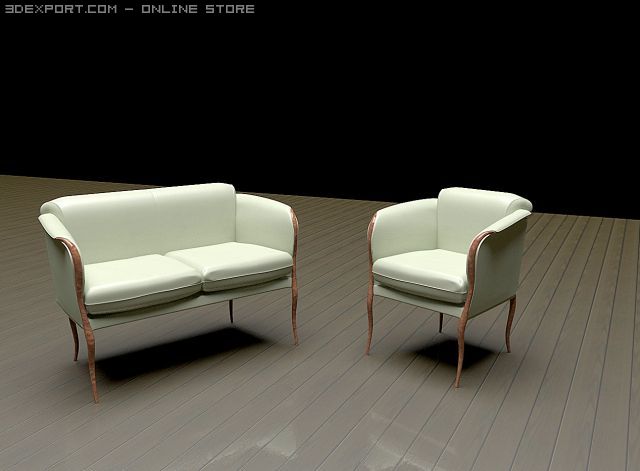 armchair pronto m Modelo 3D .c4d .max .obj .3ds .fbx .stl .blend 