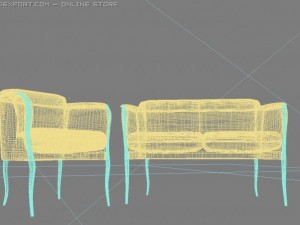 armchair pronto m Modelo 3D