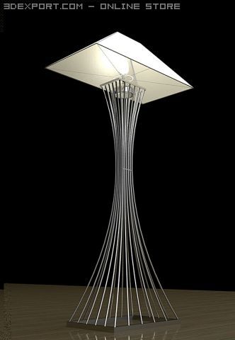 lampada Modello 3D .c4d .max .obj .3ds .fbx .stl .blend 