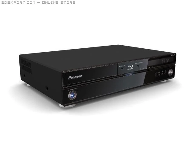 pioneer bluray bdp lx70 3D Model .c4d .max .obj .3ds .fbx .stl .blend 