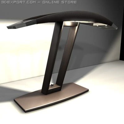 table lamp posh 3D Model .c4d .max .obj .3ds .fbx .stl .blend