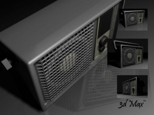 classick radio 3D Модель