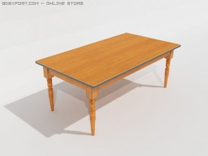 table 3D 模型