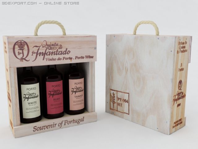 wine 3D-Modell .c4d .max .obj .3ds .fbx .stl .blend 