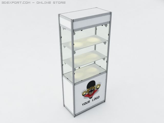 expo shelf 3D 模型 .c4d .max .obj .3ds .fbx .stl .blend 