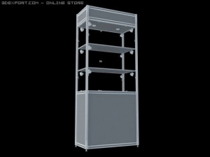 expo shelf 3D 模型