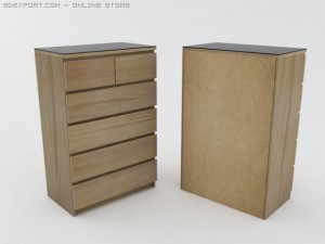cabinet ikea Modello 3D