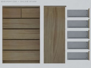 cabinet ikea Modello 3D