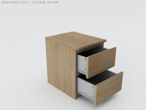cabinet ikea small 3D Модель