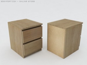 cabinet ikea small 3D 模型