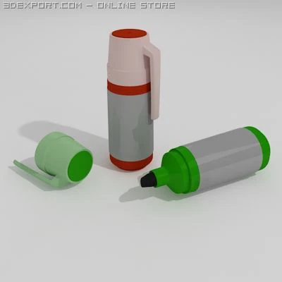 marker 3D Model .c4d .max .obj .3ds .fbx .stl .blend