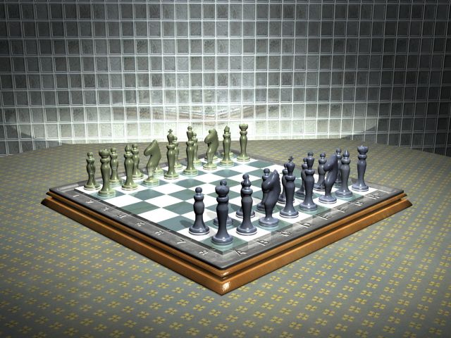 chess Modello 3D .c4d .max .obj .3ds .fbx .stl .blend 