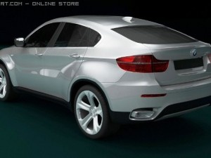 bmw x6 3D 모델