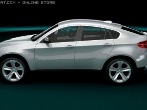 bmw x6 3D 모델