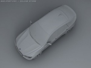 bmw x6 3D 모델