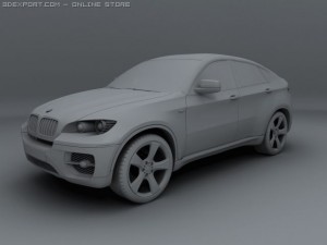 bmw x6 3D 모델