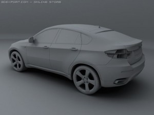 bmw x6 3D 모델