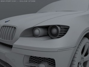 bmw x6 3D 모델