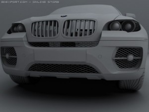 bmw x6 3D 모델
