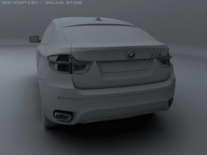 bmw x6 3D 모델