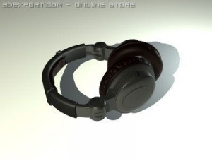 headphones Modelo 3D