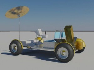 lunar rover 3Dモデル