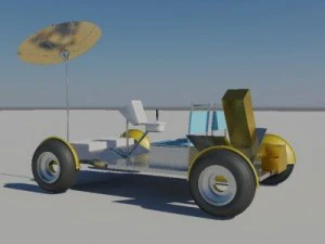 lunar rover 3D Model