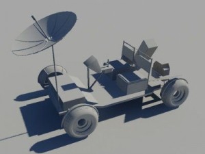 lunar rover 3Dモデル