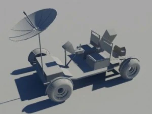 lunar rover 3D Model