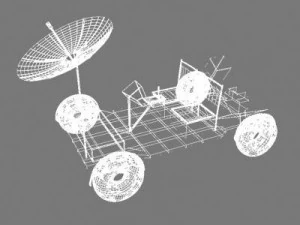 lunar rover 3D Model