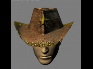 wild west hat 3D-Modell
