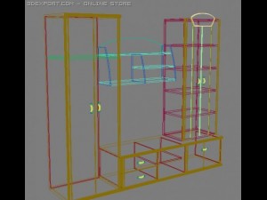 furniture set Modèle 3D
