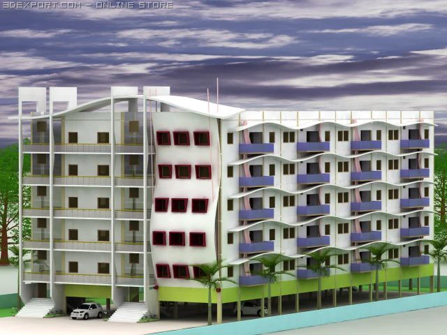 appartment 3D Model .c4d .max .obj .3ds .fbx .stl .blend 