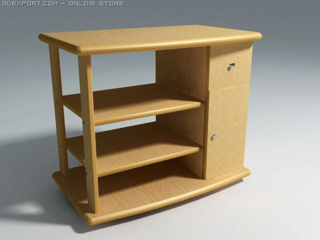 computer desk 3D Model .c4d .max .obj .3ds .fbx .stl .blend 