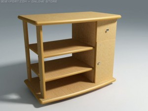 computer desk 3D 모델