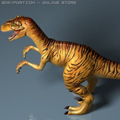 dinosaur 3D Model .c4d .max .obj .3ds .fbx .stl .blend 
