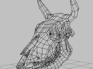 cow skull 3D Model