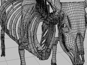 cow skeleton Modello 3D