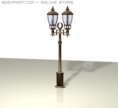 street lamp 3D 模型 .c4d .max .obj .3ds .fbx .stl .blend 