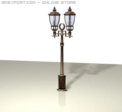 street lamp 3D Model .c4d .max .obj .3ds .fbx .stl .blend 