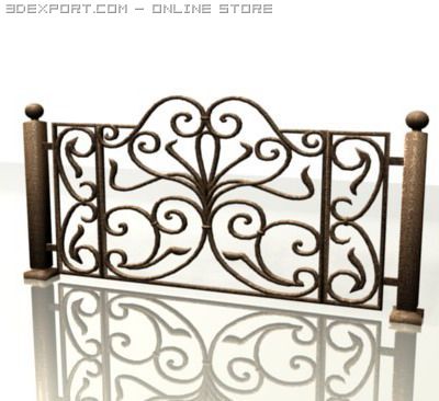 fence 3D Model .c4d .max .obj .3ds .fbx .stl .blend