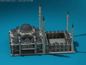 masjid Model 3D