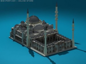 mosque 3Dモデル