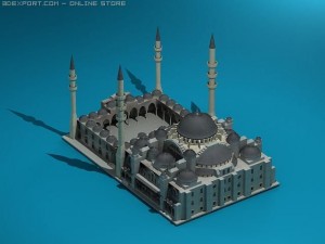 mosque 3Dモデル