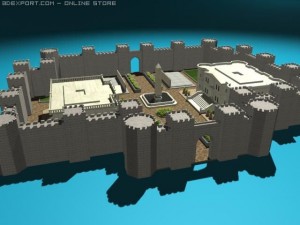 the castle 3D Model
