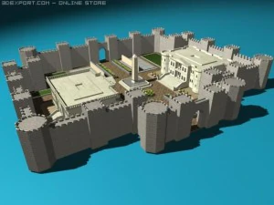 the castle 3D Model