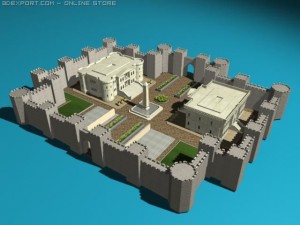 the castle 3D Model