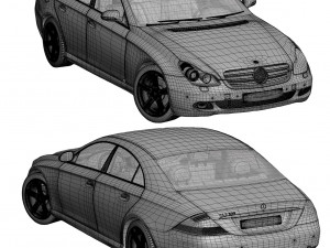 mercedes benz cls 500 Model 3D