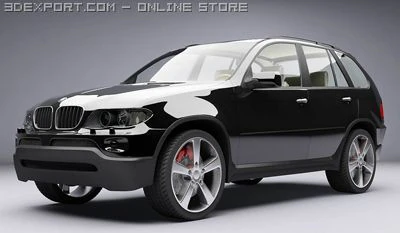bmw x5 48is 2004 3D Model .c4d .max .obj .3ds .fbx .stl .blend 